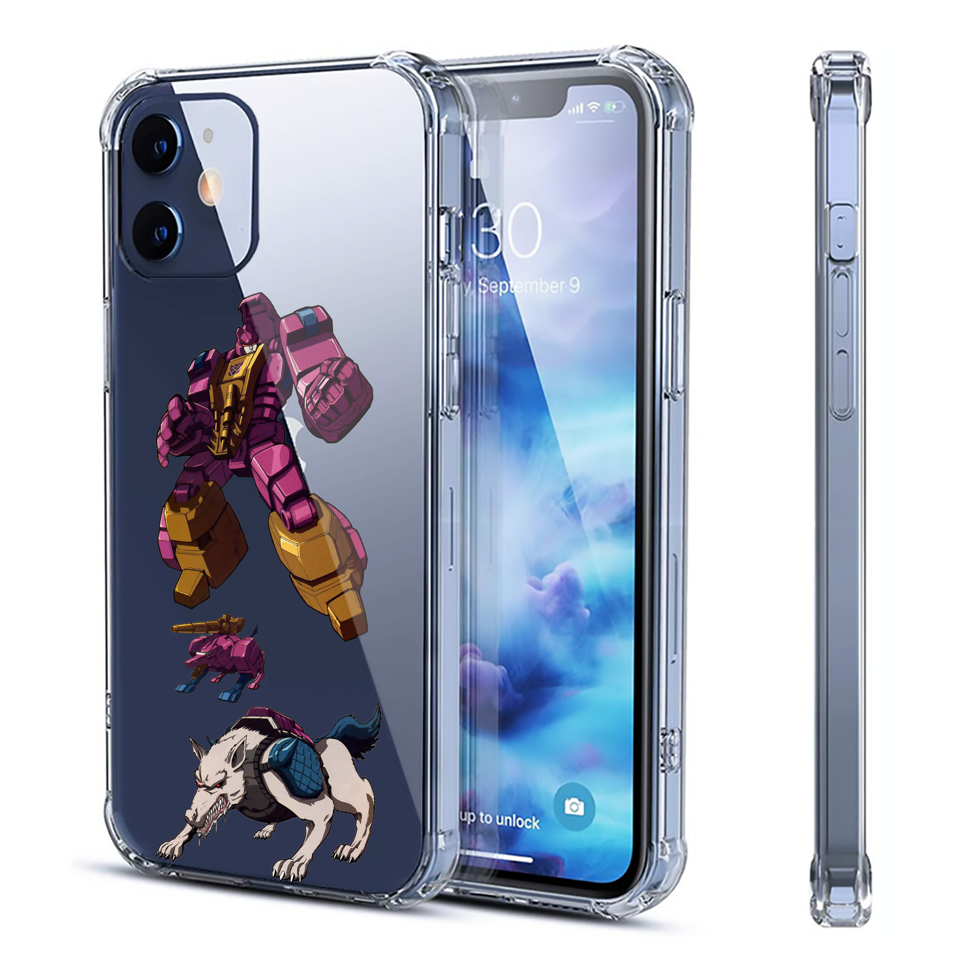 （画像用）  【iPhone 12シリーズ対応】透明スマホケース（クリアソフトケース）